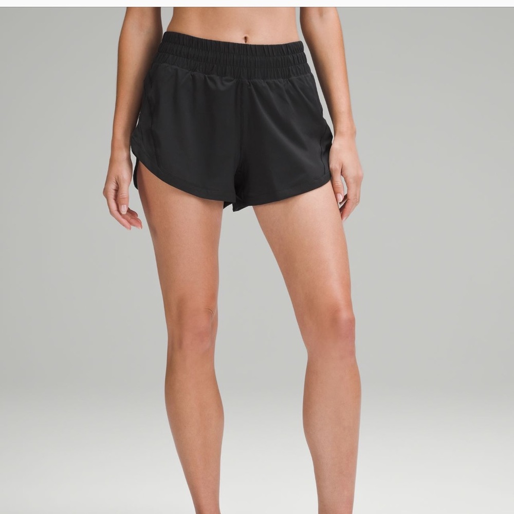 Lululemon Track That High-Rise Lined Short 3” EUC Size 12